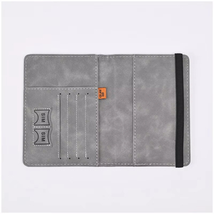 Travel <b>Bag</b> RFID Passport <b>Clip</b> Ticket protection case Portable Multifunctional Overseas Travel PU Leather Passport Travel <b>Bag</b> - Product Image 3