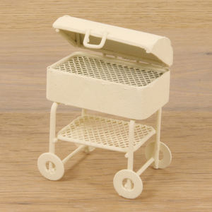 Mini Adorno de Jardín Blanco con Parrilla Aprox. 5.2 cm de altura 9006935097092 - Product Image 1