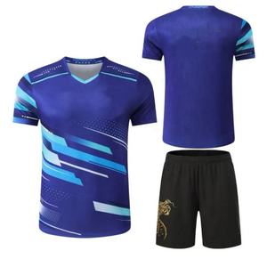 फैक्टरी फुटबॉल शर्ट गर्म बिक्री 100% पॉलिएस्टर प्रशिक्षण फुटबॉल सेट फुटबॉल जर्सी कस्टम प्रिंटिंग नंबर - Product Image 6