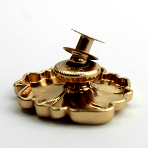 Tùy Chỉnh Sang Trọng Trang Trí Vàng Hoa Nút Áo Kẽm Hợp Kim Kim Loại Báo Chí Snap Nút Stud Cổ Điển Phụ Kiện May Mặc - Product Image 4