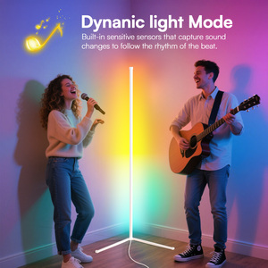 Modern <b>Indoor</b> Home Decor LED RGB Smart Corner Floor IP65 <b>Indoor</b> <b>Lighting</b> with Stand Decorative <b>Lighting</b> - Product Image 4