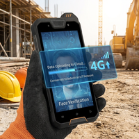 Dispositif de pointage mobile portable robuste avec reconnaissance faciale, 4G SIM, GPS, écran tactile 5 pouces et logiciel Cloud