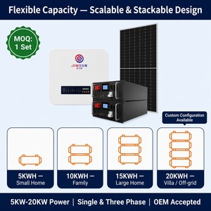 Sistema de Almacenamiento de Energía Solar para el Hogar con Baterías Ess, 10kWh, 15kWh, 20kWh, Todo en Uno, <span class=keywords><strong>Inversor</strong></span> Híbrido y Paquete de Baterías de Litio Lifepo4 - Product Image 4