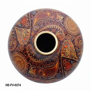 Vase à fleurs en émail artisanal, décoration élégante pour la maison, décoration de table, centre de table unique pour le salon, le bureau ou la table à manger - Product Image 3