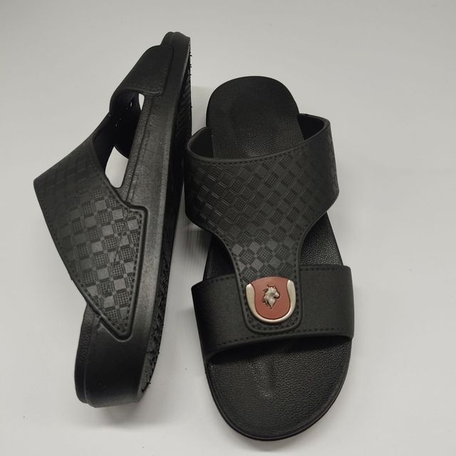 Mens Cushion Slide Sandals Ergonomic Thick Sole Recovery Slippers Indoor Outdoor Flat Shoes Extended Sizes