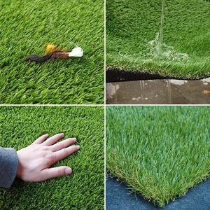 Almohadilla de hierba para perros con bandeja, alfombrillas de césped artificial, almohadillas lavables para orina de hierba para perros, bandeja para orinal de inodoro para mascotas para cachorros y mascotas pequeñas - Product Image 6