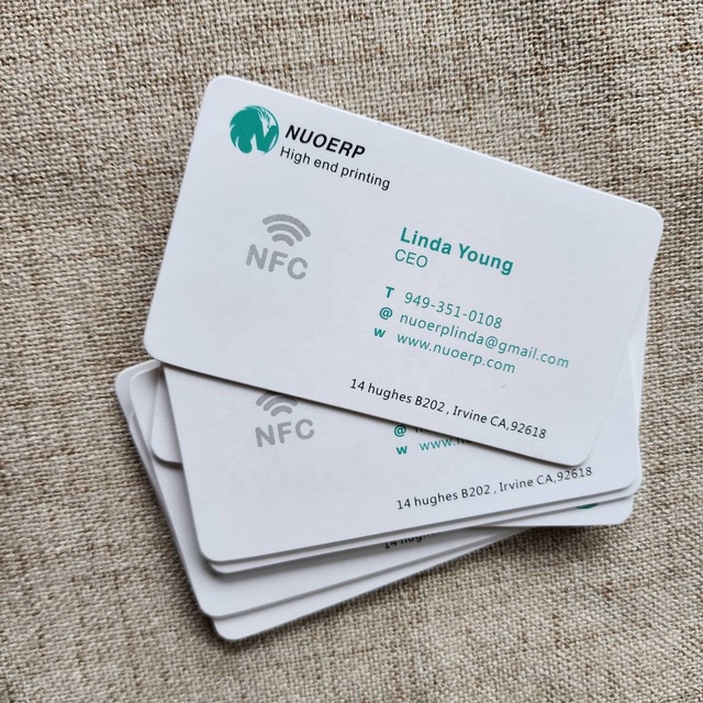 Custom PVC NFC Colored Digital Business Membership Visit Name Cards