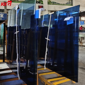 Prix d'usine pour le verre de construction, verre teinté bleu Ford, verre trempé, panneaux de vitraux - Product Image 4