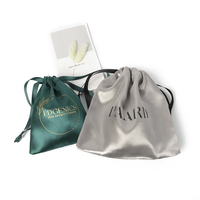 Sac en soie de haute qualité, emballage, sacs à poussière personnalisés, sac en Satin avec Logo