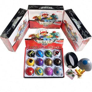 12 Pcs/Set 5cm Pocket Monster Anime Pikachu Action Figure Game <b>Mini</b> Poke Ball with Doll Gashapon Pokemoned Capsule Toys for Kids - Product Image 2