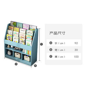 Rak buku majalah kelas kantor rak buku modern montessori rak buku kayu untuk anak-anak - Product Image 6