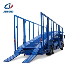 Semirremolque Portacoches Aotong <span class=keywords><strong>de</strong></span> 3 Ejes y Doble Plataforma Elevadora con Capacidad <span class=keywords><strong>para</strong></span> 8-12 Vehículos - Product Image 5
