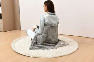 Gemütliche Weiche Flanell Elektrische Heizdecke Winter-Kniedecke für Sofa Bett Büro - Product Image 2