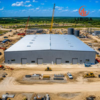 Taller de Estructura de Acero Prefabricada Sellada de Gran Envergadura, Fábrica Industrial Resistente Sin Columnas con Diseño Profesional en Tekla
