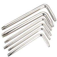 CRV Acier Allié T6 T10 T15 T20 S2 Drapeau Main Type L Type Étoile Clé Hexagonale Clé Torx Clé Torx Tournevis Torx Avec Trou
