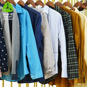 <span class=keywords><strong>Vestiti</strong></span> parsimonioso marchiati abiti usati di grado AA camicia lunga invernale abbigliamento di seconda mano sfuso - Product Image 2