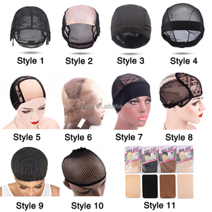 Leeons Monofilament U phần ren phía trước Tóc Giả làm mũ thông gió Lưới Bện perruque Tóc Giả mũ với dây đai điều chỉnh - Product Image 5