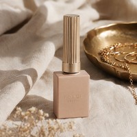 Nouvelle bouteille vide carrée en verre blanc brillant pour vernis à ongles, couleur personnalisée, capacité 11,7 ml, bouchon sérigraphié, pinceau, colle à ongles DIY