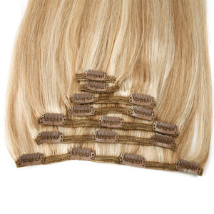 K.SWIGS Extensiones de Cabello con Clip de Primera Calidad al por Mayor, Cabello Humano Virgen de Doble Trama, Todos los Colores Personalizables para Uso Diario y de Fiesta - Product Image 3