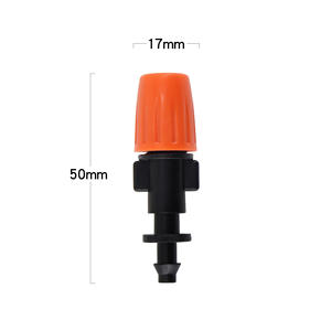 Micro-asperseur 1/4 pouce, tête de pulvérisation orange, pulvérisateur à brume capillaire 47 mm, accessoire pour système d'irrigation goutte à goutte de jardin - Product Image 5