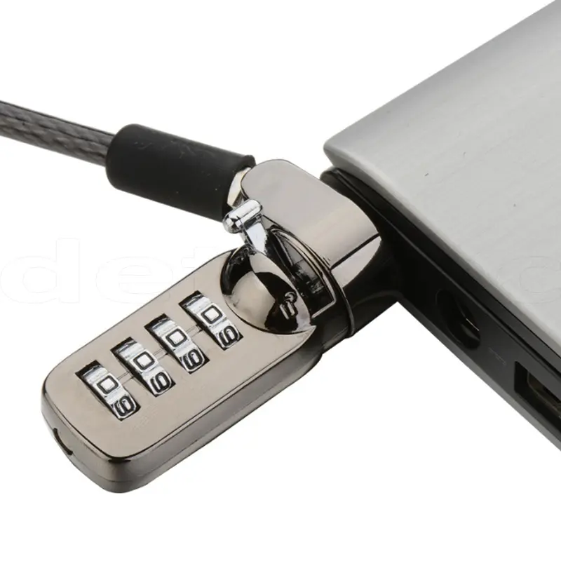 Nieuw Anti-Diefstal 4 Digitale Usb Laptop Security Kabel Lock Voor Computer En Laptop