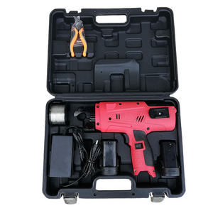 Kit <span class=keywords><strong>complet</strong></span> de machine à ligaturer les barres d'armature, ligatureuse de barres d'armature portable avec batterie et chargeur - Product Image 1