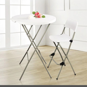 Bàn Gấp Cao Bằng Nhựa Celina, Quầy Bar Nhựa Trắng, Cao Cấp, Phong Cách Mới - Product Image 4