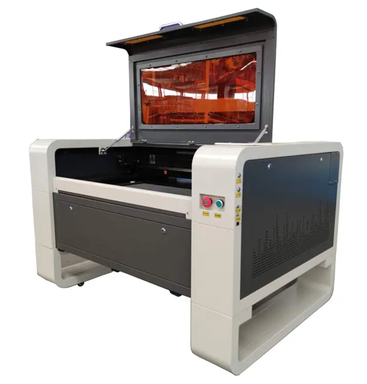 Cortador de tecido não tecido 9060 co2, controlador cnc, máquina de corte a laser 60w 80w 100w