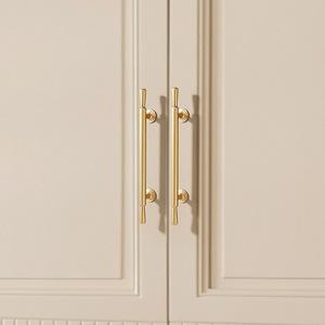 French Style Zinc Alloy Cabinet Door Handles Bar Shape Durable Wardrobe Furniture Handle - Product Image 2