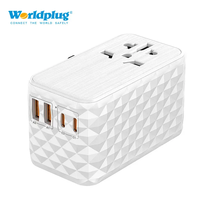 Worldplug Supersnelle 100W Reisoplader Adapter Switzerland Europese Uk Us World Plug Adapter