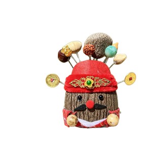 Kit de Materiales DIY Hechos a Mano con Cáscaras de Frutas para Campanas de Viento, Muñecos, Colgantes para Bolsos, Regalos de Cumpleaños y Adornos para Coche - Diseño de Dibujos Animados - Product Image 1