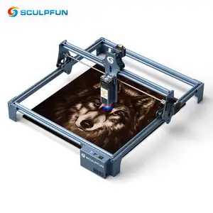 SCULPFUN S9 Machine de découpe laser en acier inoxydable Machine de gravure Laser Gravure Portable Mini CNC Machine de marquage laser