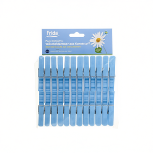 Pinzas de Plástico Frida para Ropa, 24 Piezas, Azules, Duraderas, para Uso en Exteriores - Product Image 2