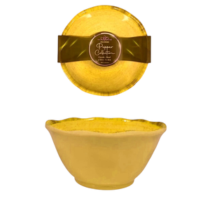 Tazón de Melamina Color Pimienta Amarillo DIAM. 12 H 6CM - Product Image 1