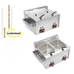 Đa Chức năng lớn CHURROS thương mại Nồi chiên Máy 6L + 6L gas hai tầng bảng Top Nồi chiên điện nguồn - Product Image 4