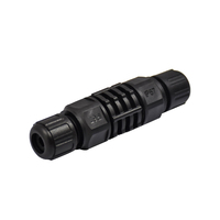 Montaje de panel de pared IP68, cable de montaje macho hembra, adaptador ethernet cat5 cat6, conector rj45