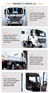 High Quality Foton S Class 5ton Diesel Engine New Manual Transmission 4x2 Left Euro 3 Light Duty Tipper Truck for Cummins - Product Image 3
