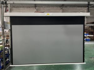 Pantalla de Proyección Eléctrica PerfecTisan 4K, Montaje en Techo, Automática, Desplegable, Motorizada, Tensión, Pantalla de Proyección ALR - Product Image 5