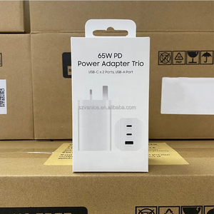 Adaptateur secteur PD 65W original à 3 broches UK, <span class=keywords><strong>Trio</strong></span> 3 ports, 65W USB-C, charge rapide super rapide, chargeur <span class=keywords><strong>de</strong></span> type C pour Samsung EP-T6530 - Product Image 6