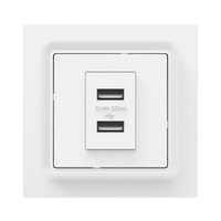 Nouvelle double prise USB Prises USB Standard européen Coustomidze Personnaliser Prises murales avec USB