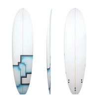 Planche de surf personnalisée en fibre de verre et résine polyester PU colorée à vendre