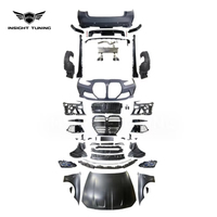 Nouveauté très vendue pour la série 3 G20/G28/G80 M3 Kit carrosserie large avec diffuseur à clipser et tuyau d'échappement, clips inclus