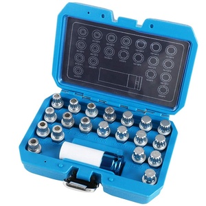 21Pcs Bánh Xe Chống Trộm Khóa Lug Nuts Vít Remover Ổ Cắm Công Cụ Thiết Lập - Product Image 2