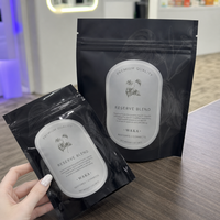 Sachet Doypack Personnalisé Brillant et Mat avec Fenêtre Transparente, Refermable à Fermeture Ziplock, Doublure en Aluminium pour Emballage Alimentaire, Herbes, Poudres et Thés