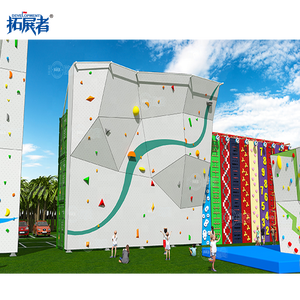 Hot Selling Outdoor Kletterwand für Vergnügung spark Adventure Park School Daycare Playhouse - Product Image 2