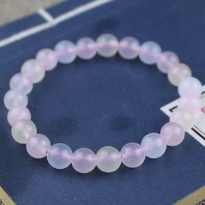 Quartzite Imitation Morganite <b>Bracelet</b> 8MM 10MM 12MM Round Beads Women's Jewelry Gift Crystal Chalcedony Fine <b>Beaded</b> <b>Bracelets</b> - Product Image 3