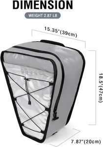 Açık havada <span class=keywords><strong>Kayak</strong></span> yalıtımlı balık soğutucu çanta sızdırmaz balık öldürmek çanta balık soğutucu kolay kavrama ile taşıma taşıma için açık seyahat - Product Image 3