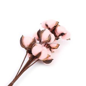 <span class=keywords><strong>Bouquet</strong></span> de <span class=keywords><strong>fleurs</strong></span> décoratives artificielles en <span class=keywords><strong>coton</strong></span>, 10 têtes <span class=keywords><strong>séchées</strong></span>, herbes avec longue tige, pour décoration, vente en gros D133 - Product Image 4