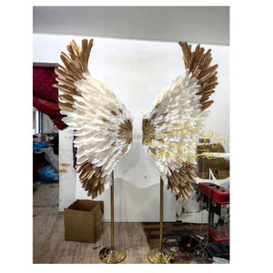 Accessoires de mariage, balançoire géante en plumes <span class=keywords><strong>d</strong></span>'<span class=keywords><strong>ange</strong></span> avec base pour la <span class=keywords><strong>d</strong></span>écoration de mariage, <span class=keywords><strong>d</strong></span>écoration murale - Product Image 5