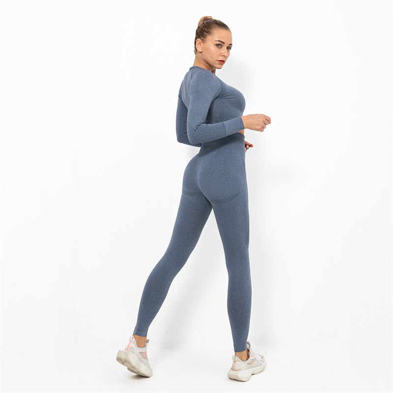 14 colors  Fashion Modern Breathable Workout Clothing Women Active Wear Yoga Set